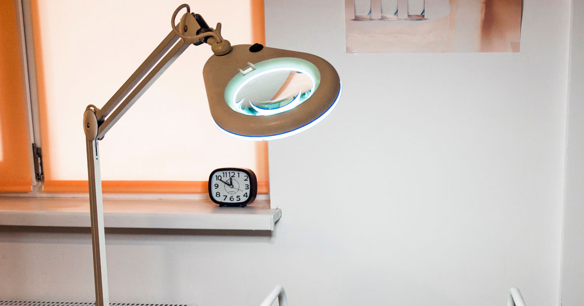 lampe loupe